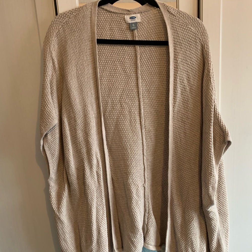 Oversized Sleeveless Cardigan (XL)